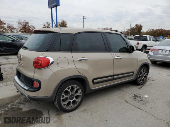 2014 FIAT 500L Trekking with VIN ZFBCFADHXEZ018223, listed as a Copart auction lot 80193974 with 96,651 mi miles and Clean Title. Bid and sale history available at carsss.com. Image 3.