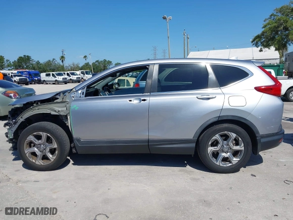 2018 Honda CR-V EX-L with VIN 7FARW1H83JE009739, listed as a IAAI auction lot 42002523 with 28,624 mi miles. Bid and sale history available at carsss.com. Image 15.