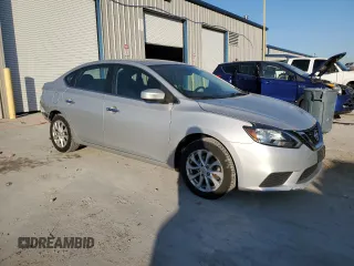 2018 Nissan Sentra SV with VIN 3N1AB7AP3JL655697, listed as a Copart auction lot 48708675 with 111,175 mi miles and Salvage Title. Bid and sale history available at carsss.com. Image 4.