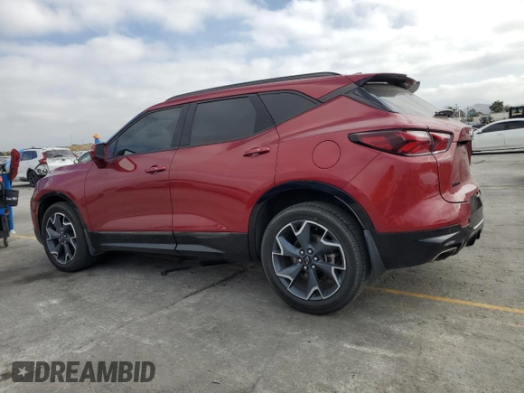 2020 Chevrolet Blazer RS with VIN 3GNKBERS6LS586163, listed as a Copart auction lot 56424945 with 68,820 mi miles and Salvage title. Bid and sale history available at DreamBid. Image 2.