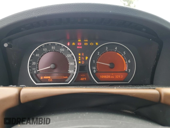2003 BMW 7 Series 745Li with VIN WBAGN63403DR13949, listed as a Copart auction lot 81795894 with 109,828 mi miles and Salvage Title. Bid and sale history available at DreamBid. Image 9.