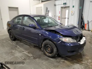 2005 Mazda 3 i with VIN JM1BK12F451224352, listed as a Copart auction lot 44708585 with 156,698 mi miles and Salvage Title. Bid and sale history available at DreamBid. Image 4.
