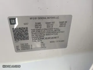 2018 GMC Yukon XL Denali with VIN 1GKS2HKJ2JR183877, listed as a IAAI auction lot 41652039 with 123,075 mi miles. Bid and sale history available at carsss.com. Image 9.