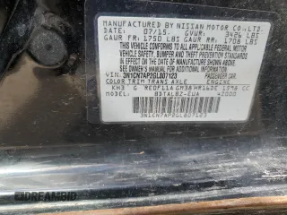 2016 Nissan Versa S with VIN 3N1CN7AP2GL807123, listed as a Copart auction lot 49881414 with 102,151 mi miles and Salvage Title. Bid and sale history available at carsss.com. Image 12.