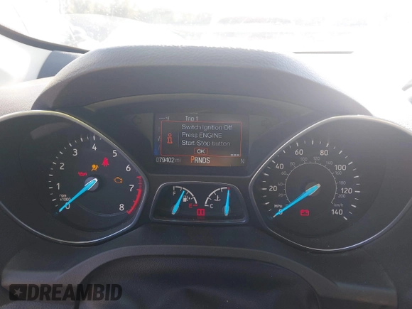 2019 Ford Escape SEL with VIN 1FMCU9HD9KUC01755, listed as a IAAI auction lot 41501256 with 79,402 mi miles. Bid and sale history available at carsss.com. Image 7.