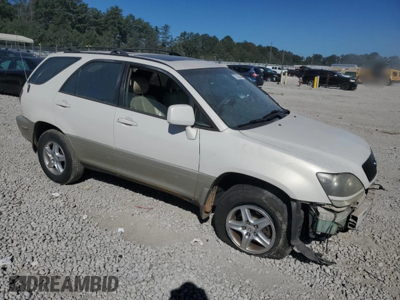2000 Lexus RX 300 with VIN JT6GF10U1Y0064850, listed as a Copart auction lot 77003934 with Not Provided miles and Salvage Title. Bid and sale history available at carsss.com. Image 4.