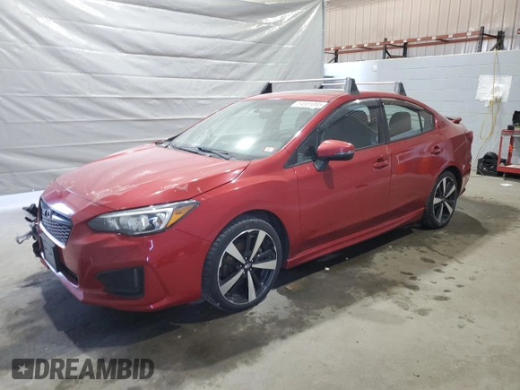 2019 Subaru Impreza Special Sports with VIN 4S3GKAM64K3622132, listed as a Copart auction lot 54581085 with 106,919 mi miles and Salvage title. Bid and sale history available at DreamBid. Image 1.