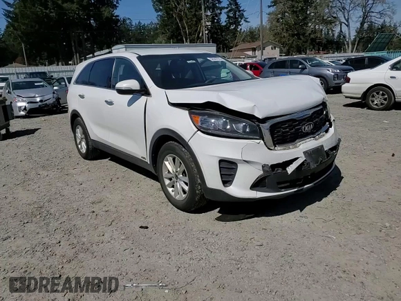2019 Kia Sorento LX V6 with VIN 5XYPGDA52KG471088, listed as a Copart auction lot 52947275 with 95,327 mi miles and Salvage Title. Bid and sale history available at carsss.com. Image 12.