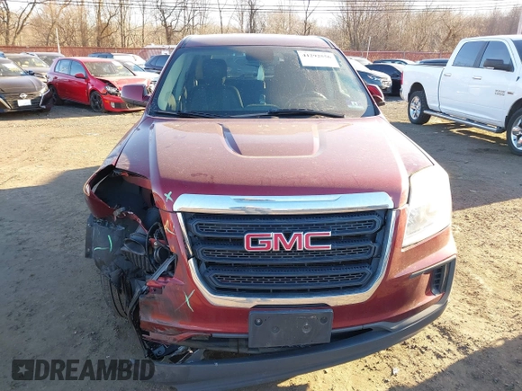 2017 GMC Terrain SLE with VIN 2GKFLSEK2H6176045, listed as a IAAI auction lot 41292556 with 107,321 mi miles. Bid and sale history available at carsss.com. Image 18.