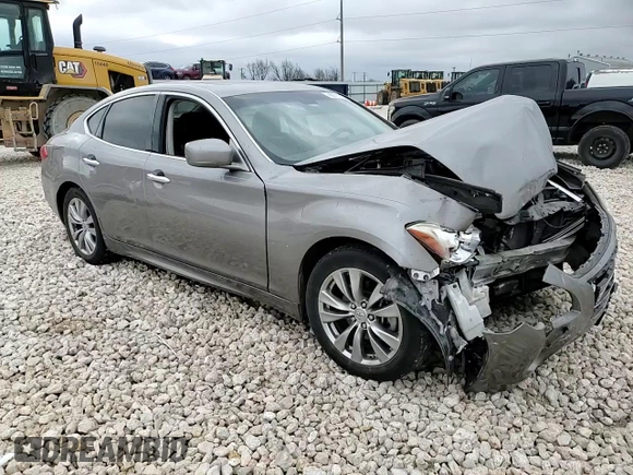 2013 Infiniti M37 with VIN JN1BY1AP0DM512605, listed as a Copart auction lot 48675735 with 129,598 mi miles and Salvage Title. Bid and sale history available at carsss.com. Image 11.