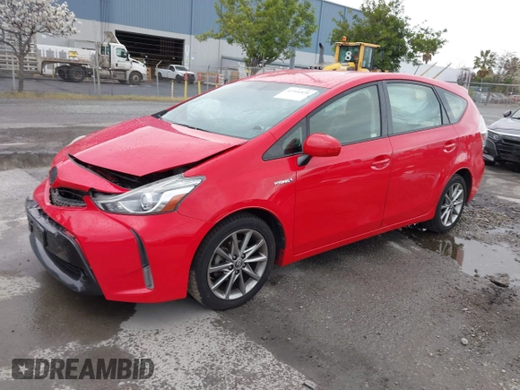 2016 Toyota Prius v Two with VIN JTDZN3EU8GJ041518, listed as a IAAI auction lot 41916830 with 106,526 mi miles. Bid and sale history available at carsss.com. Image 17.