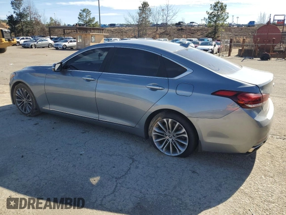 2015 Hyundai Genesis 3.8L with VIN KMHGN4JE0FU084609, listed as a Copart auction lot 42638375 with 87,119 mi miles and Salvage Title. Bid and sale history available at DreamBid. Image 2.