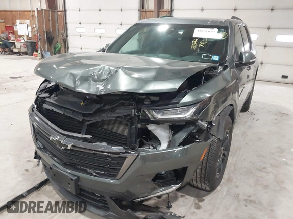 2022 Chevrolet Traverse LT Leather with VIN 1GNEVHKW8NJ188136, listed as a IAAI auction lot 42001620 with 29,657 mi miles. Bid and sale history available at carsss.com. Image 6.