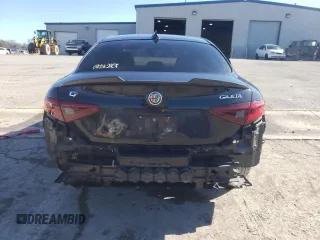 2018 Alfa Romeo Giulia Ti Sport with VIN ZARFAEEN1J7571312, listed as a Copart auction lot 38527643 with 51,266 mi miles. Bid and sale history available at carsss.com. Image 6.