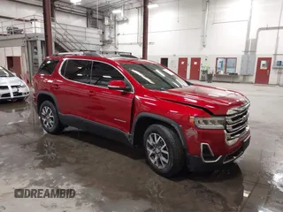 2023 GMC Acadia SLE z VIN 1GKKNRL42PZ134581, wystawiony jako IAAI lot #42043653 z przebiegiem 41 292 mil mil oraz . Historia ofert i sprzedaży dostępna na DreamBid. Obrazek 1.
