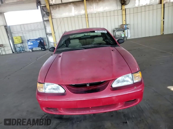 1997 Ford Mustang GT with VIN 1FALP42X5VF110563, listed as a Copart auction lot 47275215 with 126,675 mi miles and Salvage title. Bid and sale history available at DreamBid. Image 11.