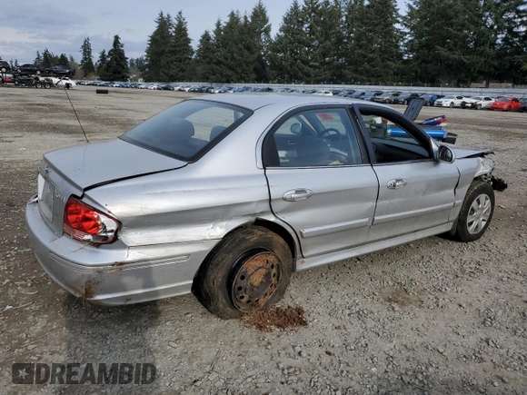 2003 Hyundai Sonata with VIN KMHWF25S03A881792, listed as a Copart auction lot 43432105 with 135,706 mi miles and Salvage Title. Bid and sale history available at carsss.com. Image 3.