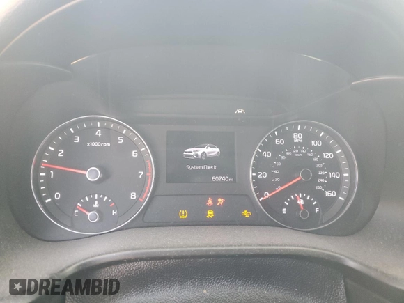 2020 Kia Forte LXS with VIN 3KPF24AD7LE241448, listed as a Copart auction lot 50063605 with 60,470 mi miles and Salvage Title. Bid and sale history available at carsss.com. Image 9.