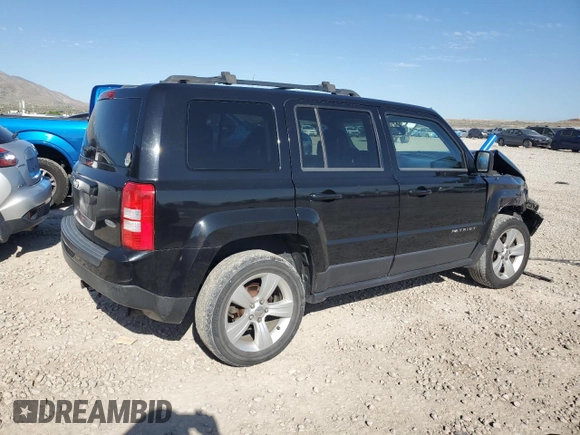 2014 Jeep Patriot Latitude with VIN 1C4NJRFB5ED855888, listed as a Copart auction lot 57969355 with 113,196 mi miles and Salvage title. Bid and sale history available at DreamBid. Image 3.