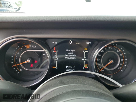 2021 Jeep Wrangler Unlimited Sport S z VIN 1C4HJXDN6MW608946, wystawiony jako Copart lot #62089045 z przebiegiem 33 305 mil mil oraz Szkoda całkowita • Salvage title. Historia ofert i sprzedaży dostępna na DreamBid. Obrazek 9.