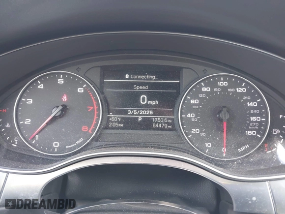 2012 Audi A6 2.0T Premium with VIN WAUCFAFC4CN076070, listed as a IAAI auction lot 41706368 with 64,479 mi miles. Bid and sale history available at carsss.com. Image 7.