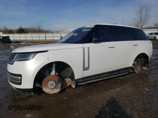 2023 Land Rover Range Rover Autobiography z VIN SALK19E74PA066127, wystawiony jako Copart lot #46131305 z przebiegiem Nie podano mil oraz Szkoda całkowita • Salvage title. Historia ofert i sprzedaży dostępna na DreamBid. Obrazek 1.