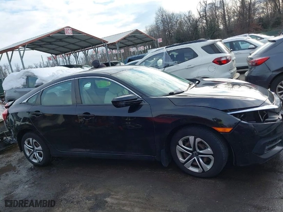 2018 Honda Civic Sedan LX with VIN 19XFC2F54JE209640, listed as a IAAI auction lot 41325243 with 106,191 mi miles. Bid and sale history available at carsss.com. Image 14.