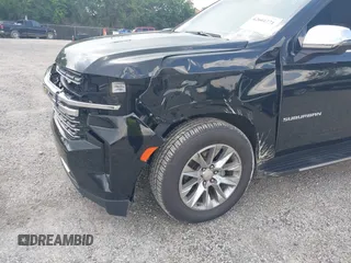 2023 Chevrolet Suburban Premier with VIN 1GNSKFKDXPR385697, listed as a IAAI auction lot 42601771 with 75,487 mi miles and . Bid and sale history available at DreamBid. Image 6.