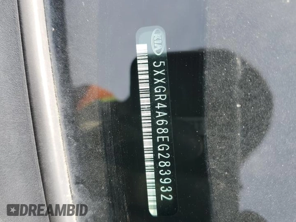 2014 Kia Optima SXL Turbo with VIN 5XXGR4A68EG283932, listed as a Copart auction lot 52962065 with 112,547 mi miles and Salvage title. Bid and sale history available at DreamBid. Image 12.