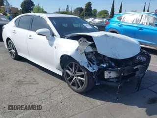 2018 Lexus GS with VIN JTHBZ1BLXJA015465, listed as a IAAI auction lot 41848863 with 59,914 mi miles. Bid and sale history available at carsss.com. Image 1.