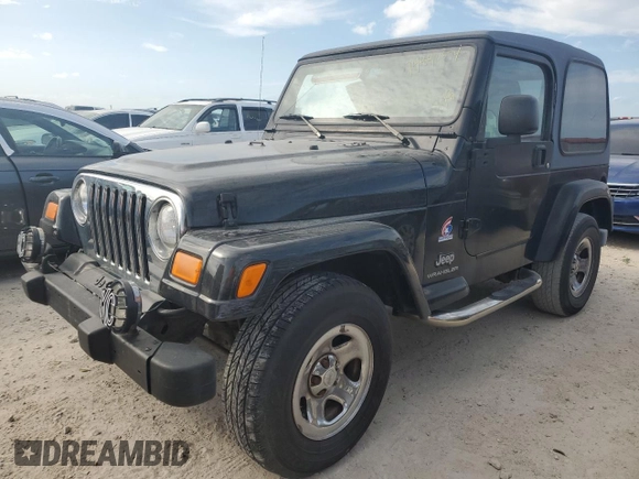 2003 Jeep Wrangler X with VIN 1J4FA39S33P364688, listed as a Copart auction lot 74842374 with Not Provided miles and Non Repairable. Bid and sale history available at carsss.com. Image 1.