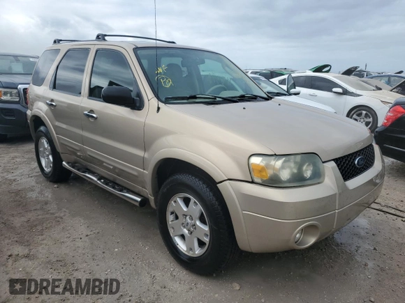 2007 Ford Escape Limited with VIN 1FMCU04177KA38291, listed as a Copart auction lot 75889204 with 119,519 mi miles and Non Repairable. Bid and sale history available at carsss.com. Image 4.