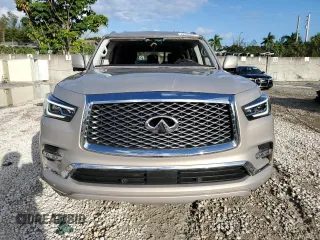 2019 Infiniti QX80 LUXE with VIN JN8AZ2ND7K9850485, listed as a Copart auction lot 76705404 with 32,121 mi miles and Salvage Title. Bid and sale history available at carsss.com. Image 5.