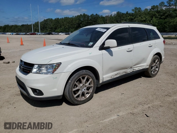 2015 Dodge Journey SXT with VIN 3C4PDCBB2FT651158, listed as a Copart auction lot 52982285 with 130,546 mi miles and Salvage Title. Bid and sale history available at carsss.com. Image 1.