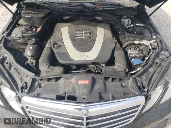 2010 Mercedes-Benz E 350 Luxury with VIN WDDHF5GB9AA160952, listed as a Copart auction lot 46392455 with 152,712 mi miles and Salvage Title. Bid and sale history available at DreamBid. Image 12.