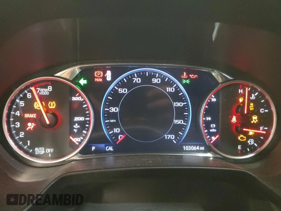 2020 Chevrolet Blazer Premier with VIN 3GNKBLRS6LS622082, listed as a Copart auction lot 88433345 with 103,064 mi miles and Salvage title. Bid and sale history available at DreamBid. Image 9.