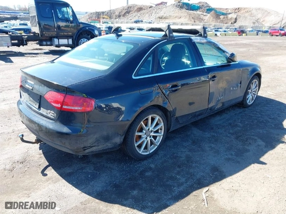 2010 Audi A4 2.0T Premium Plus with VIN WAUFFAFL7AN031716, listed as a IAAI auction lot 41851396 with 206,960 mi miles. Bid and sale history available at carsss.com. Image 4.
