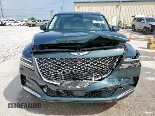 2022 Genesis GV80 with VIN KMUHB4SB8NU093544, listed as a Copart auction lot 52967045 with 14,602 mi miles and Salvage Title. Bid and sale history available at DreamBid. Image 5.