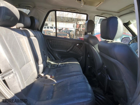 2001 Mercedes-Benz M-Class with VIN 4JGAB72EX1A277472, listed as a Copart auction lot 86857214 with 0 mi miles and Salvage Title. Bid and sale history available at carsss.com. Image 11.