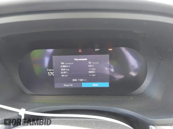 2024 Volvo S60 Core Dark Theme with VIN 7JRL12TK4RG309303, listed as a IAAI auction lot 41724775 with 7,061 mi miles and . Bid and sale history available at DreamBid. Image 7.