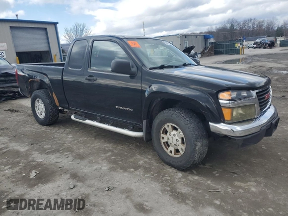 2005 GMC Canyon SLE Z85 with VIN 1GTDT196158135695, listed as a Copart auction lot 52523165 with 0 mi miles and Clean Title. Bid and sale history available at carsss.com. Image 4.