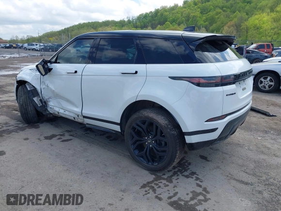 2021 Land Rover Range Rover Evoque R-Dynamic SE z VIN SALZL2FX8MH123737, wystawiony jako IAAI lot #42148598 z przebiegiem 22 331 mil mil oraz . Historia ofert i sprzedaży dostępna na DreamBid. Obrazek 3.