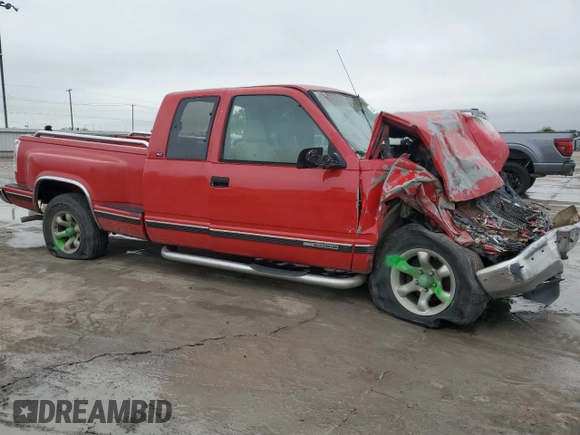 1996 GMC Sierra 1500 with VIN 2GTEC19W5T1518141, listed as a Copart auction lot 51842195 with 351,759 mi miles and Salvage Title. Bid and sale history available at DreamBid. Image 4.
