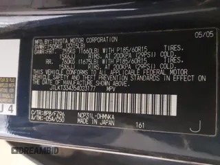 2005 Scion xB z VIN JTLKT334354023177, wystawiony jako IAAI lot #42248114 z przebiegiem 146 412 mil mil oraz . Historia ofert i sprzedaży dostępna na DreamBid. Obrazek 9.