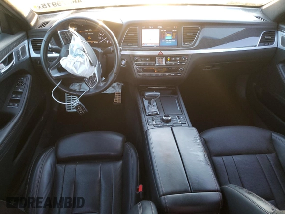 2020 Genesis G80 3.3T Sport with VIN KMTFN4JB1LU339187, listed as a Copart auction lot 46879915 with 37,124 mi miles and Salvage Title. Bid and sale history available at carsss.com. Image 8.