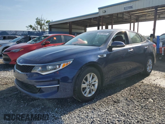 2018 Kia Optima LX with VIN 5XXGT4L35JG232872, listed as a Copart auction lot 54874605 with 69,876 mi miles and Salvage Title. Bid and sale history available at DreamBid. Image 1.