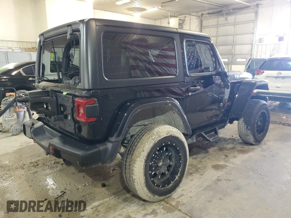 2021 Jeep Wrangler Rubicon with VIN 1C4HJXCG5MW730751, listed as a Copart auction lot 53132894 with 13,552 mi miles and Salvage title. Bid and sale history available at DreamBid. Image 3.