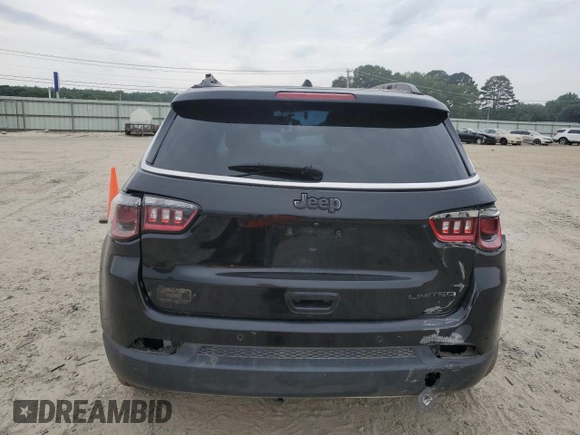 2021 Jeep Compass Limited with VIN 3C4NJCCB0MT572227, listed as a Copart auction lot 59085825 with Not provided miles and Salvage title. Bid and sale history available at DreamBid. Image 6.