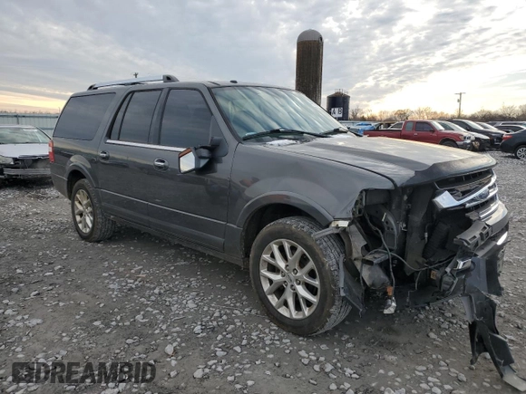 2015 Ford Expedition Max Limited with VIN 1FMJK1KT1FEF34949, listed as a Copart auction lot 42339595 with 175,738 mi miles and Salvage Title. Bid and sale history available at carsss.com. Image 4.