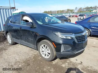 2023 Chevrolet Equinox LT with VIN 3GNAXUEG3PL272057, listed as a IAAI auction lot 41633361 with 7,367 mi miles. Bid and sale history available at carsss.com. Image 1.